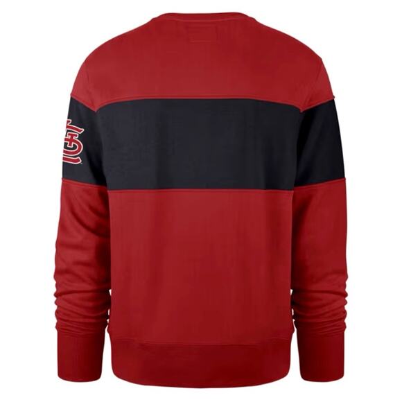 NEW 47' MLB St Louis Cardinals Red Interstate Crew Neck Sweatshirt, Men's XL - Picture 2 of 9